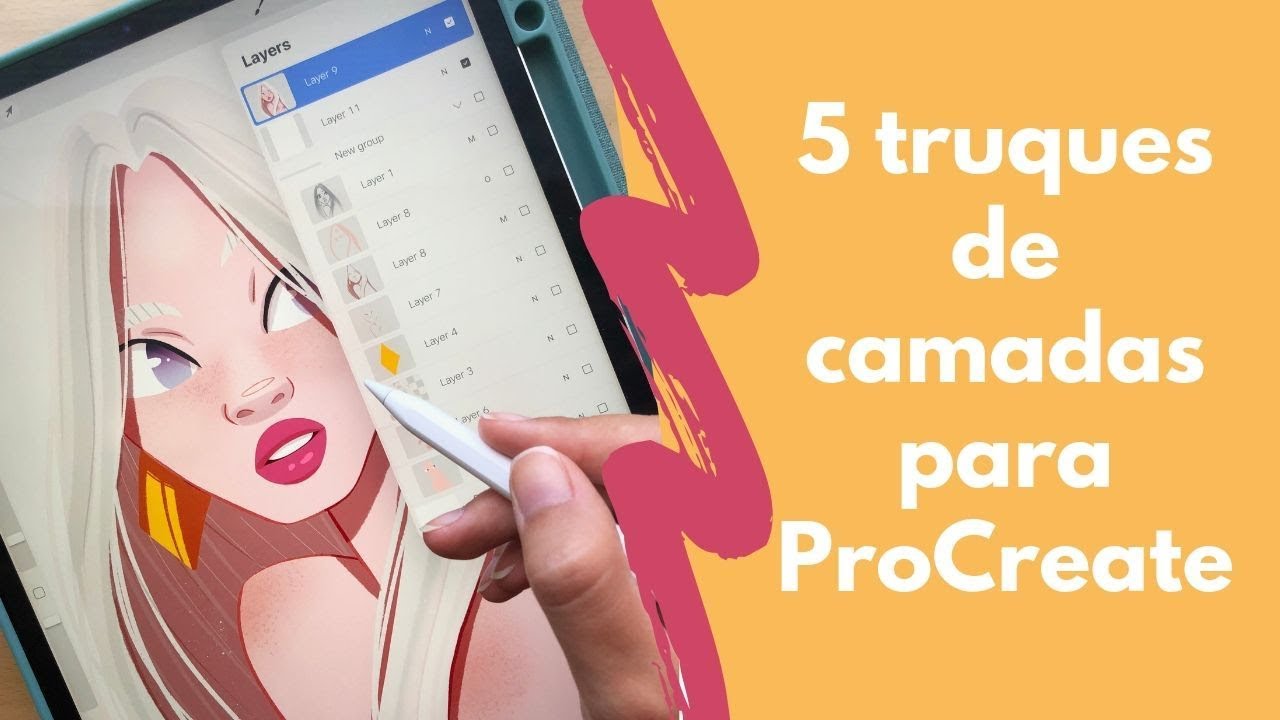 5 TRUQUES DE CAMADAS | ProCreate | Clarissa Bittes