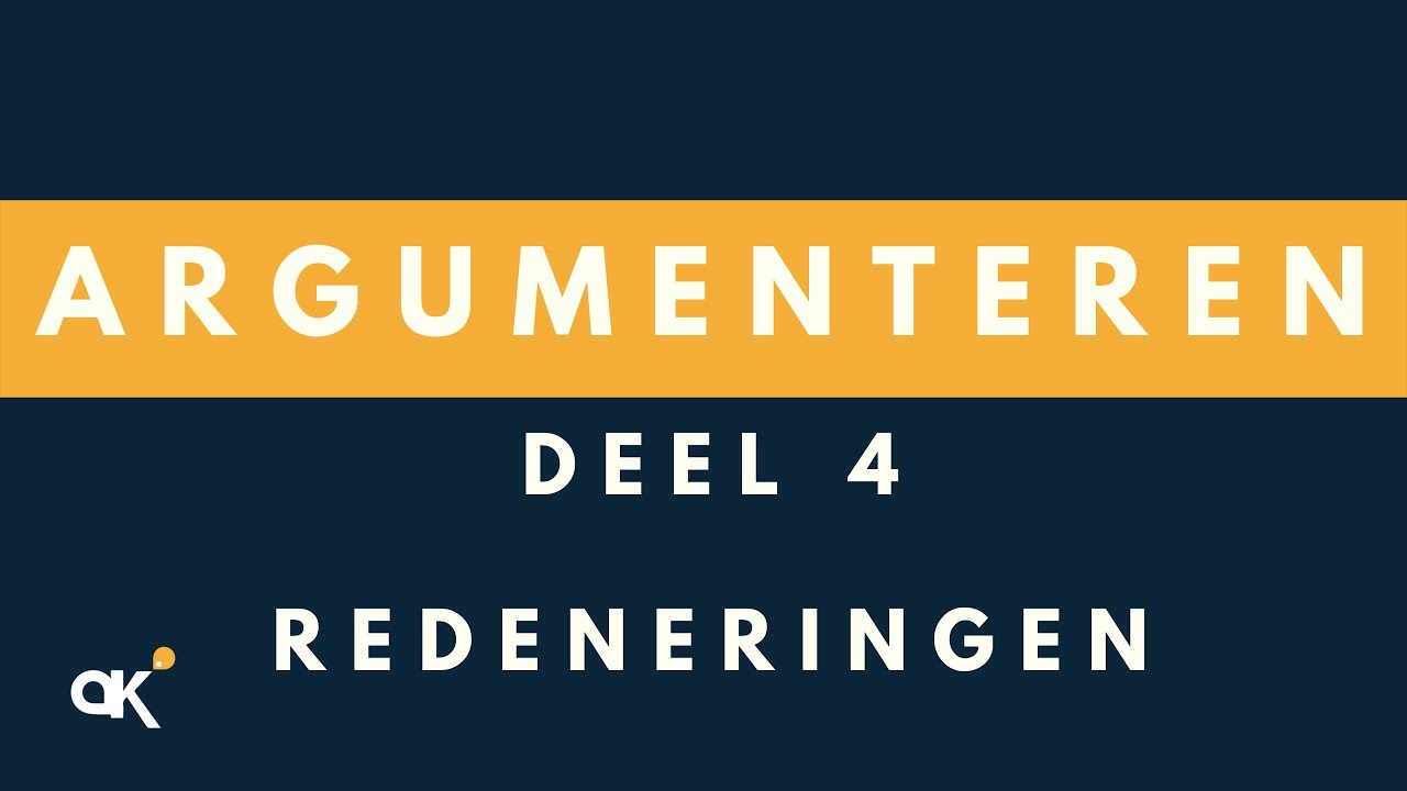Argumenteren: redeneringen (4/4)