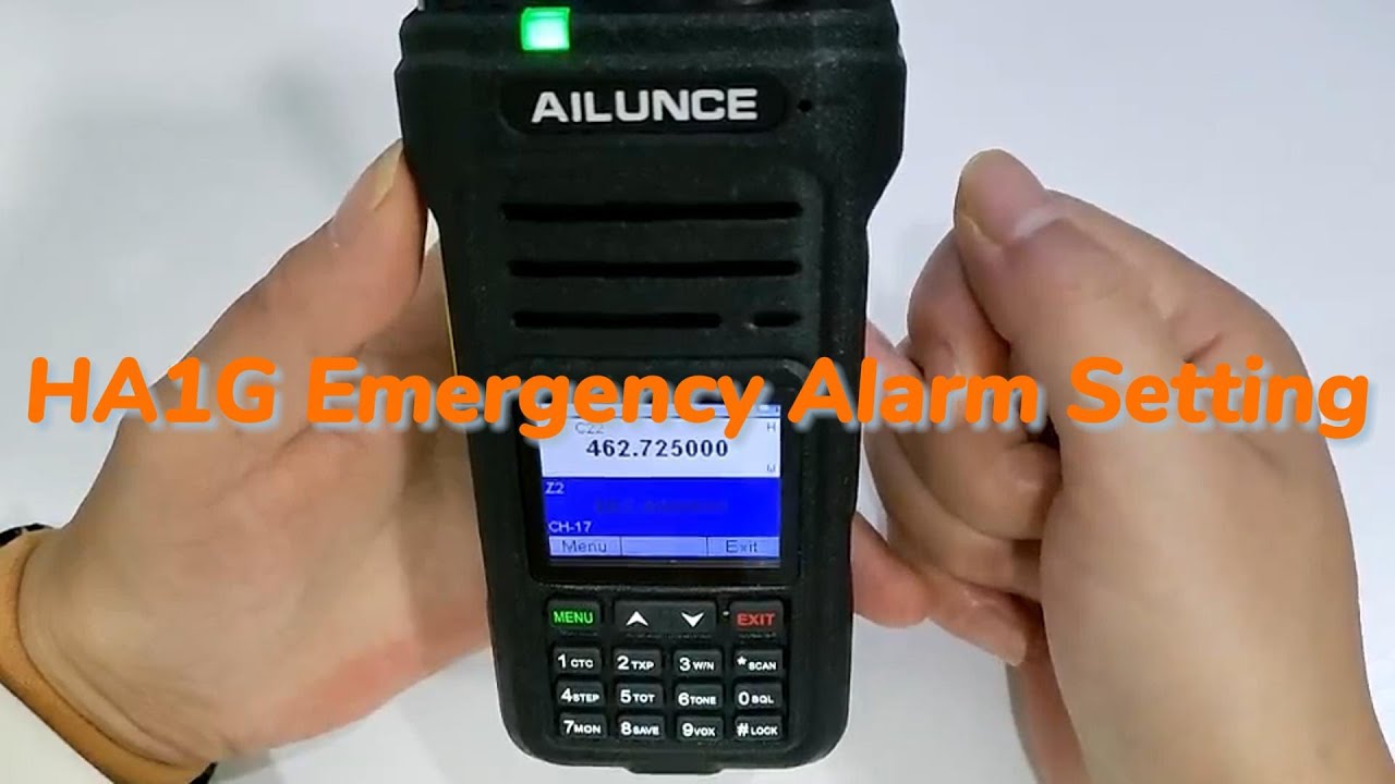 HA1G Emergency Alarm Setting
