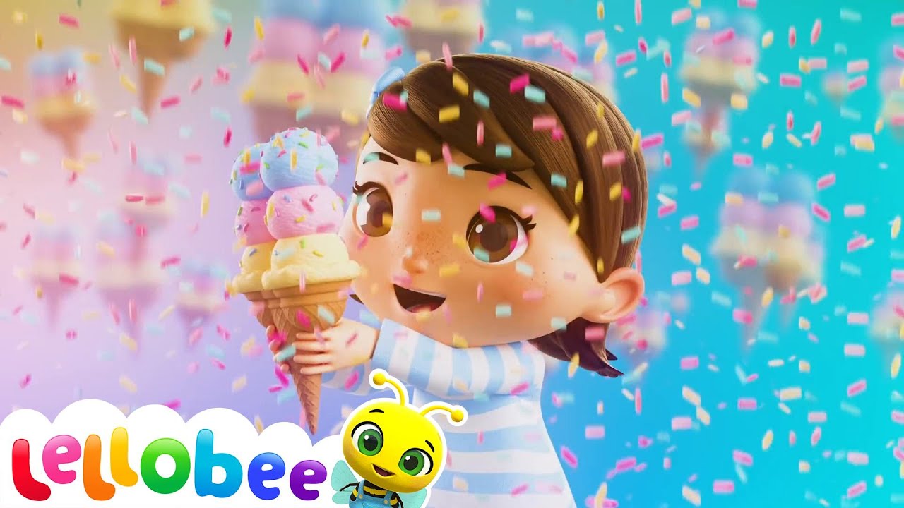 Ice Cream Song | Boo Boo Kids - Nursery Rhymes & Kids Songs | Lellobee