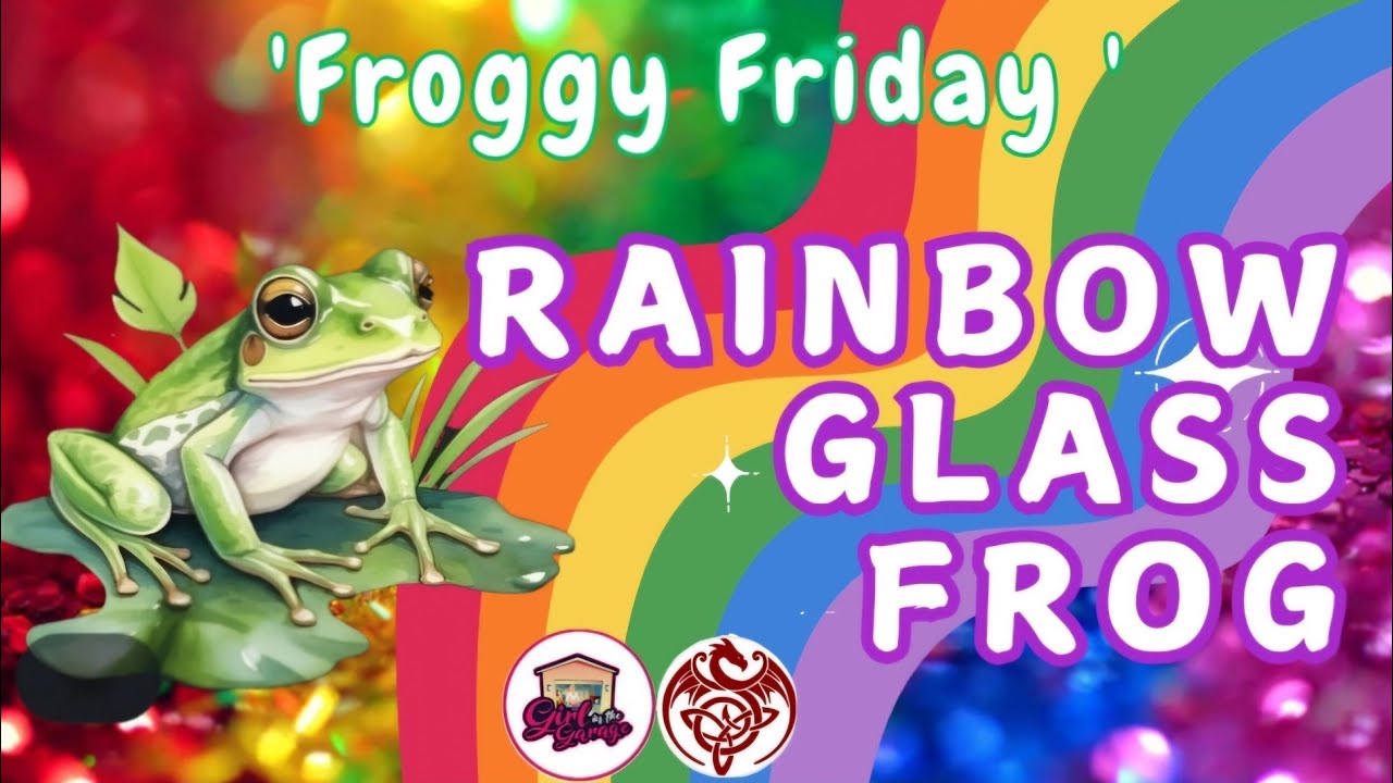 INCREDIBLE Rainbow Glass Frog Lamp|Froggy Friday Collab @thedragonscave4963 #resin #froggyfriday