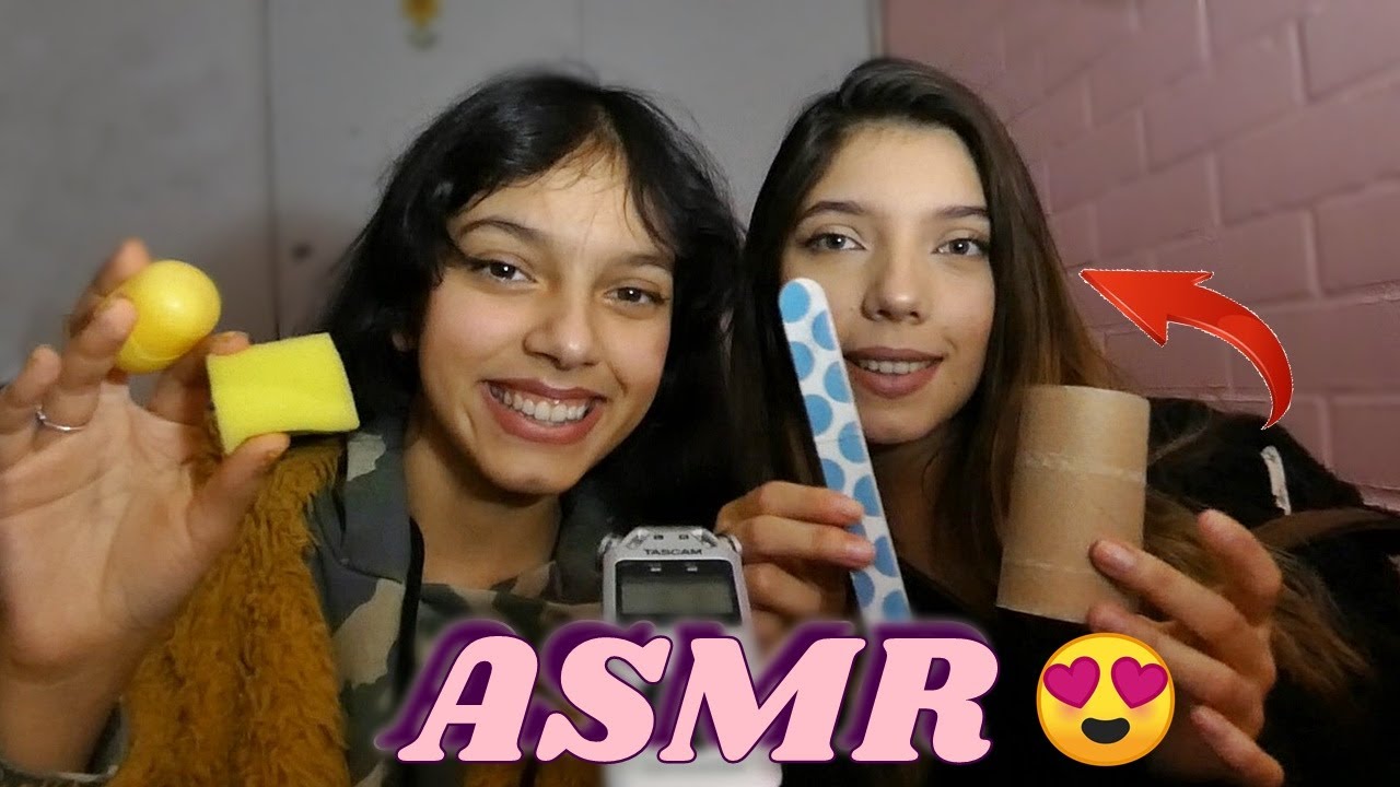 ASMR | MI HERMANA ME INTENTA DAR COSQUILLAS!! SÚPER RELAJANTE! *me duermo* | SOFIWI Y ALME