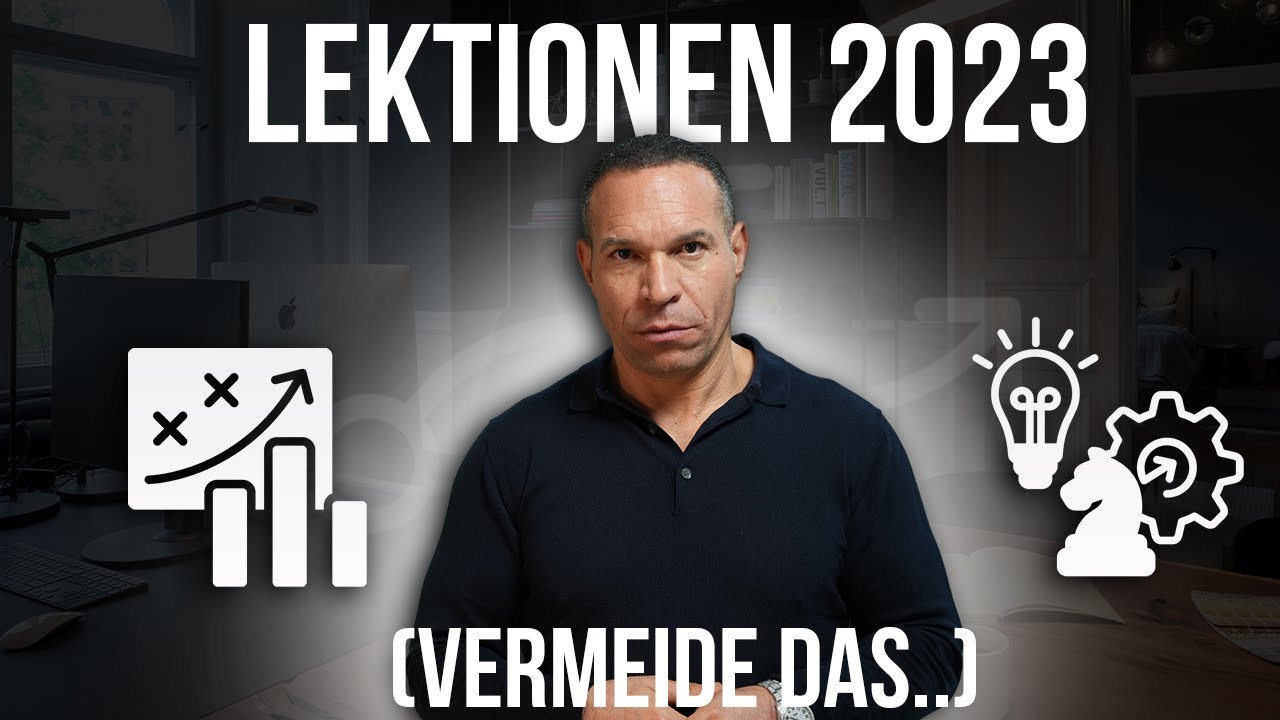 7 Lektionen, die ich 2023 gelernt habe (und die ihr vermeiden solltet)