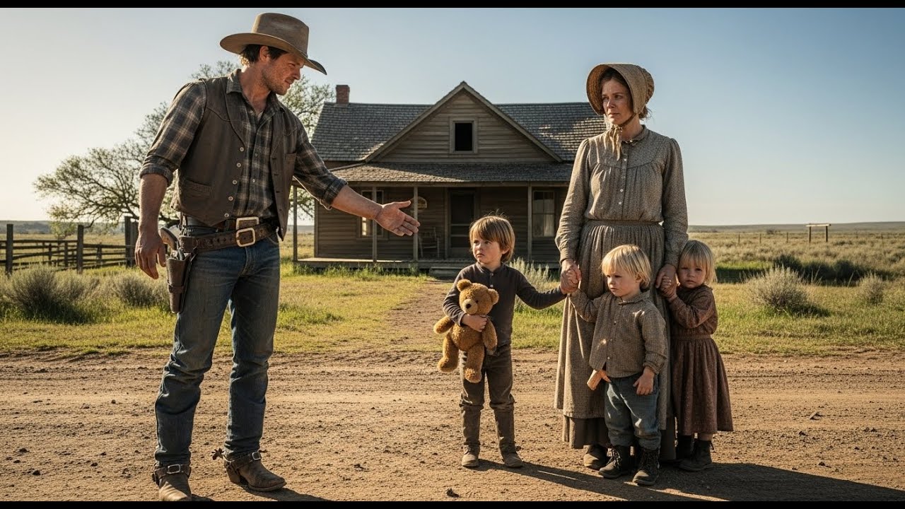 She Arrived With Three Children &mdash; The Cowboy Opened His Hand &ldquo;Four of You Can Stay &rdquo;