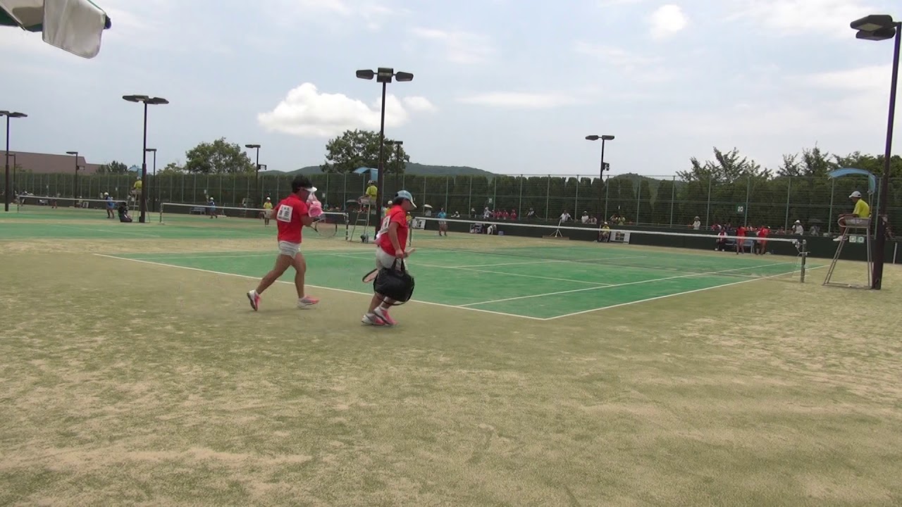 2016年IH ソフトテニス 女子 個人 2回戦 高橋・吉田（札幌龍谷学園）vs 坂井・阿部（聖和学園）