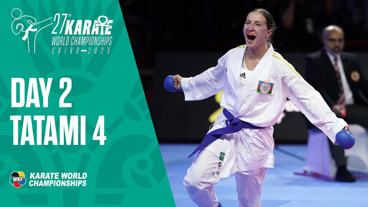 Karate World Championships | Friday - Tatami 4 | All the action from Cairo LIVE!