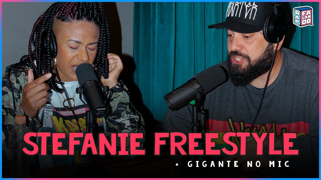 CASAL STEFANIE E GIGANTE EMOCIONAM NO FREESTYLE 🥺 (PROD. 808 LUKE) | rap, falando: freeverse
