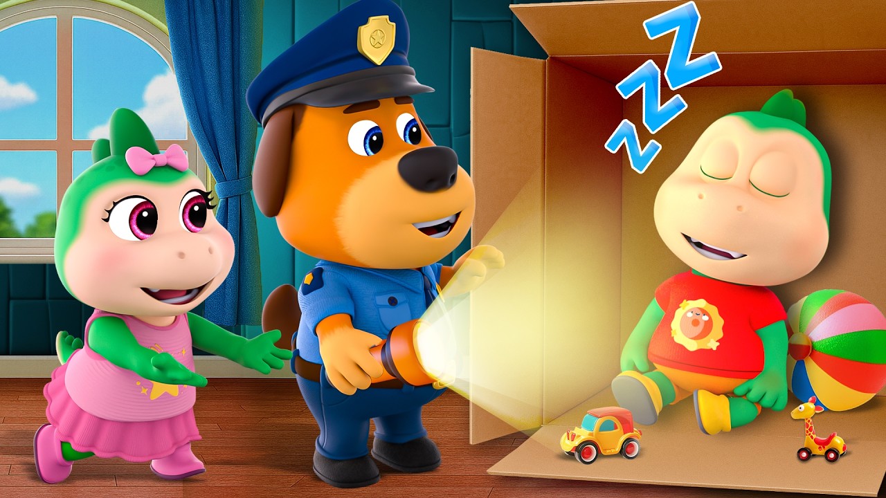 ¿Dónde está Spike? 😱 La Policía al Rescate 🔍 | Seguridad Para Niños | Dibujos Animados Divertido