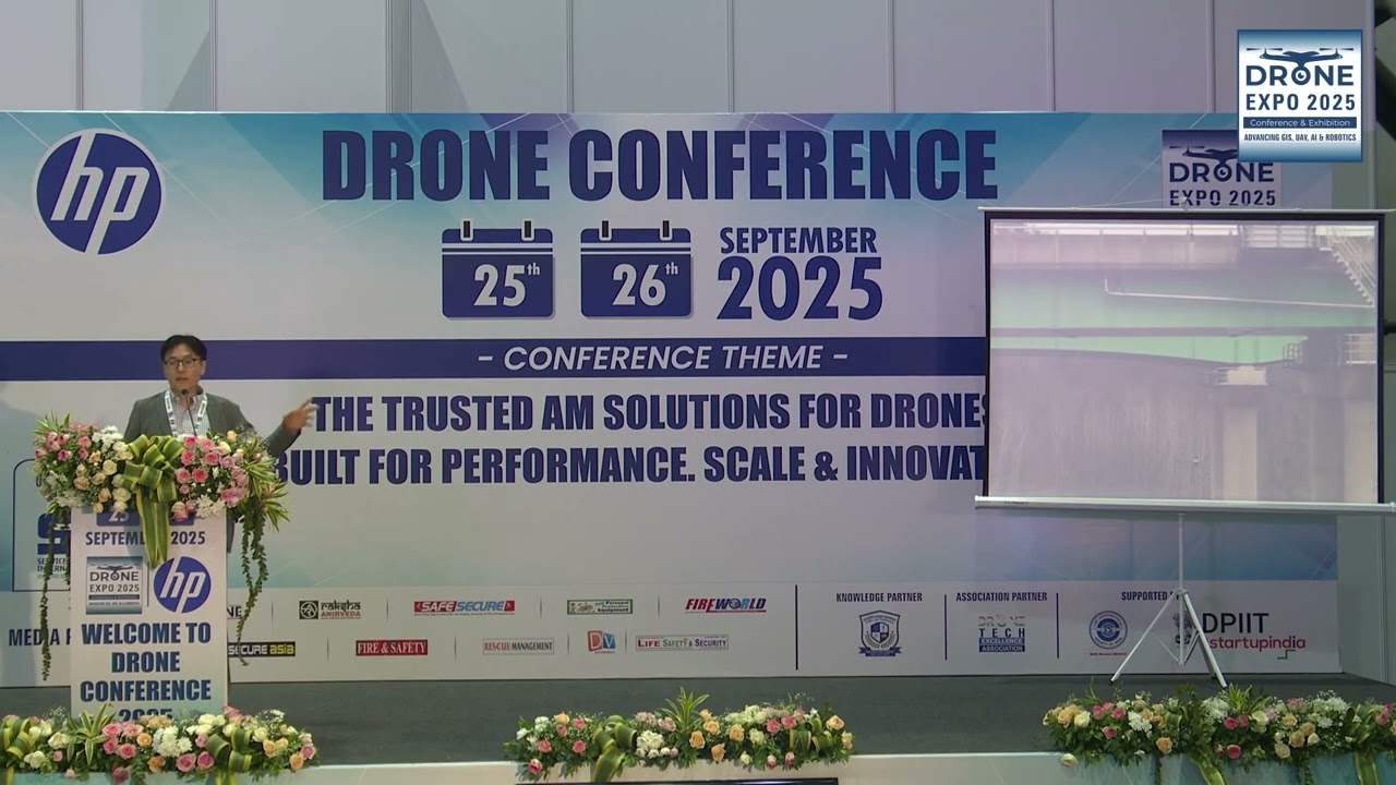 Mr. Joon Bae Kim at Drone Expo 2025 | 25th to 27th September 2025