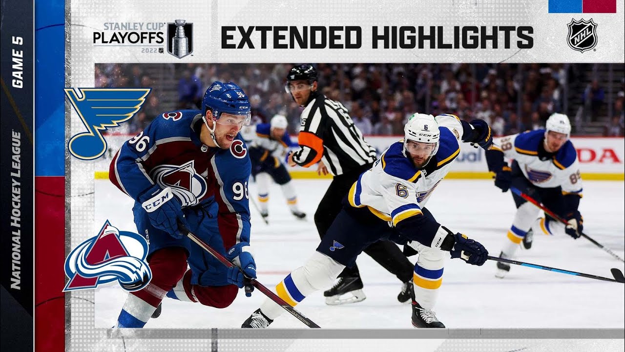 St. Louis Blues vs Colorado Avalanche R2, Gm5 May 25, 2022 HIGHLIGHTS
