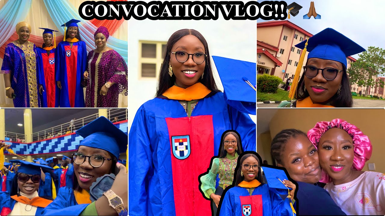 I GRADUATED WITH A FIRST CLASS FROM AFE BABALOLA UNIVERSITY (ABUAD)|| CONVOCATION VLOG 🎓