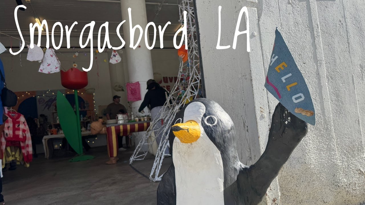 🔴 IRL in LA - (68F, 20C) Smorgesborg, Little Tokyo, (Pioneer Chicken) Chinatown LA Thai night market