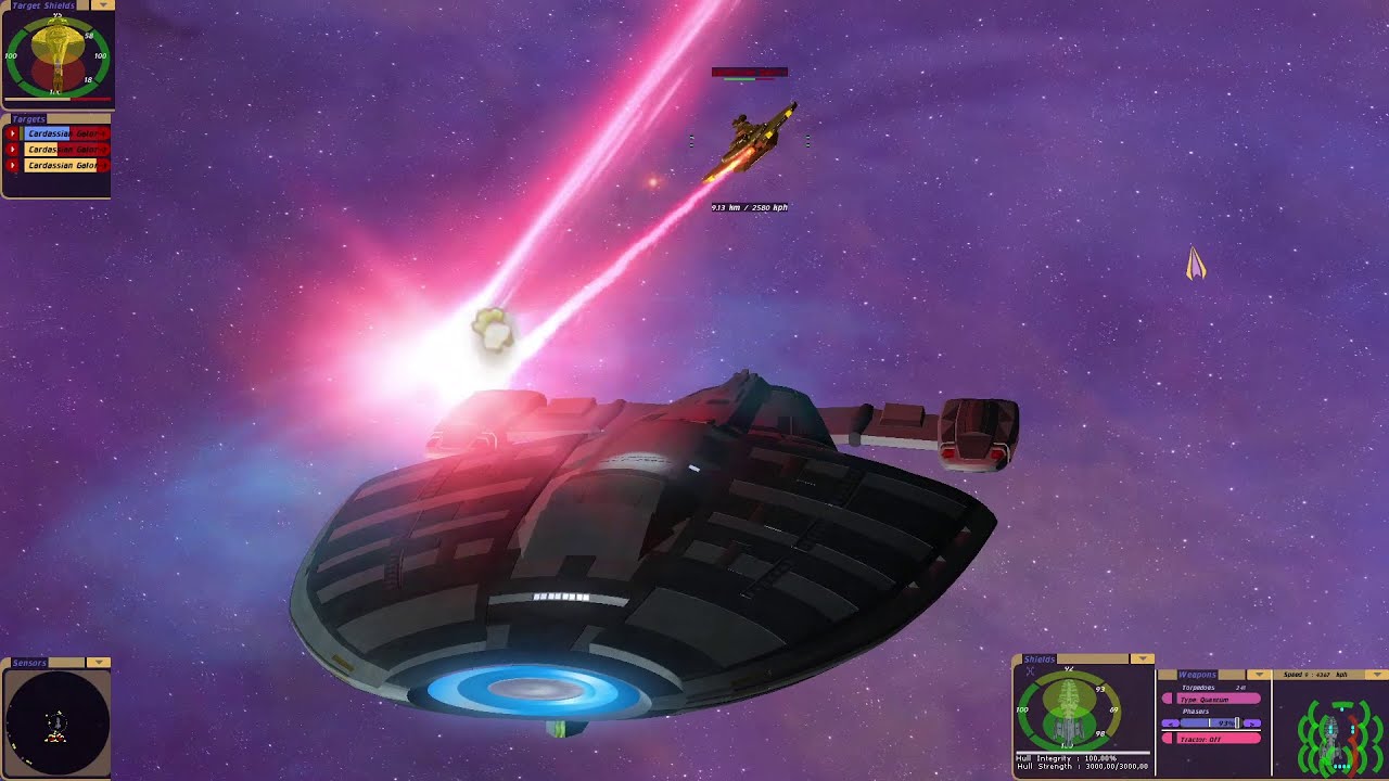 Tornado Class Hardpoint Test | KM | Star Trek Bridge Commander