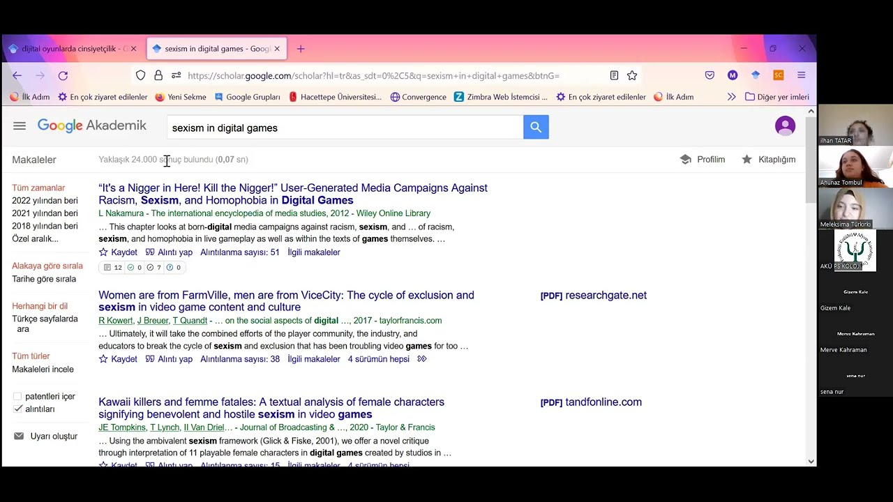 Literatür nasıl taranır ve Google Akademik kullanımı