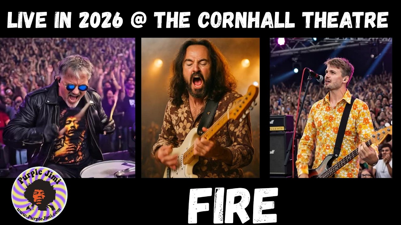 Fire Played Live By Purple Jimi @ Diss Corn Hall 2026 - Hendrix Band Covering All Of His Hits