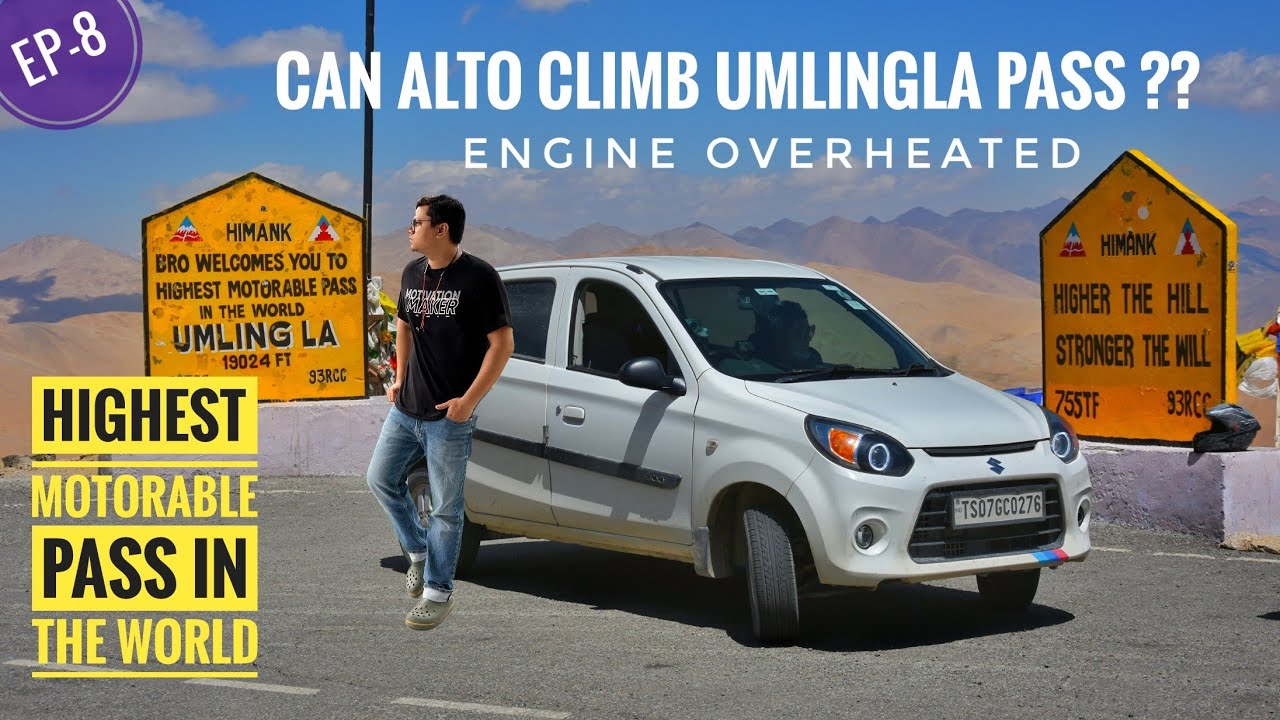 LORD ALTO 800 CLIMBS UMLINGLA PASS FROM HANLE | ZANSKAR LADAKH DRIVE 2024 | HIGHEST MOTORABLE ROAD