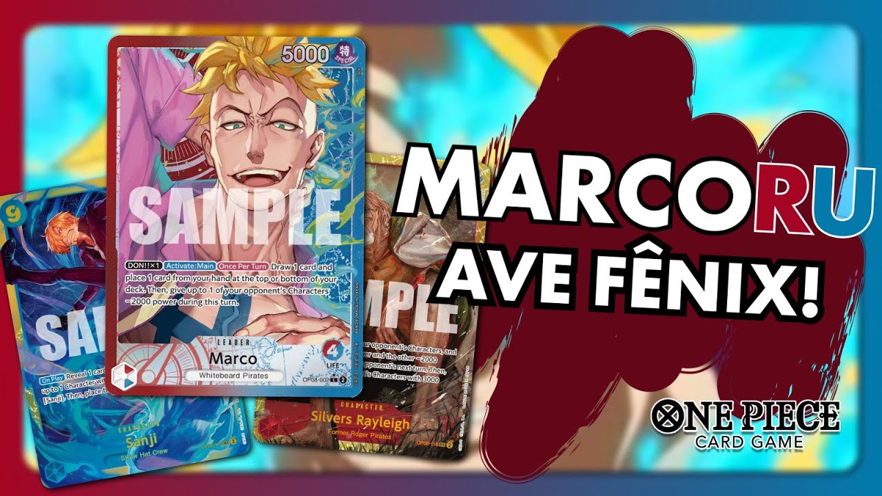 OP12 - 🔴🔵Marco- O PODER DO CONTROLE | One Piece TCG Deckbuilding e Gameplay