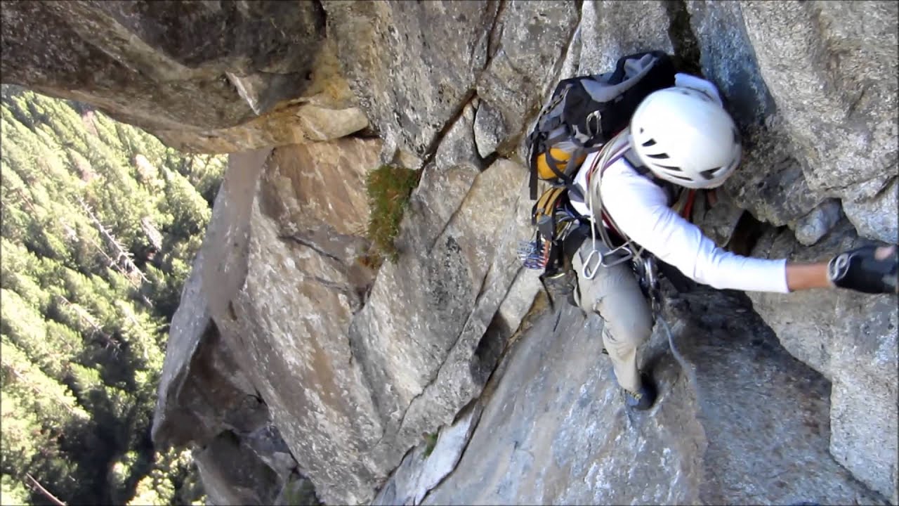 Rock Climbing on Munginella in Yosemite Valley