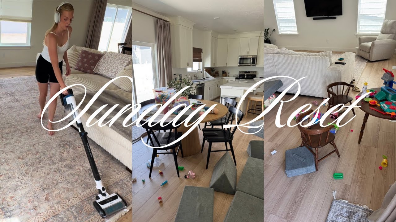 Sunday cleaning reset! 🧹✨