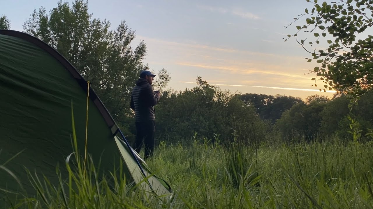 Camping Nature Sounds - Solo Wild Camp in Dorset