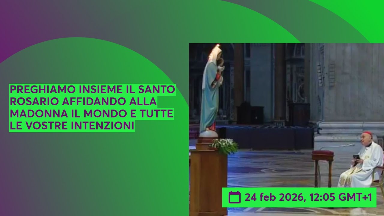 Santo Rosario misteri del dolore meditati dal Cardinale Angelo Comastri