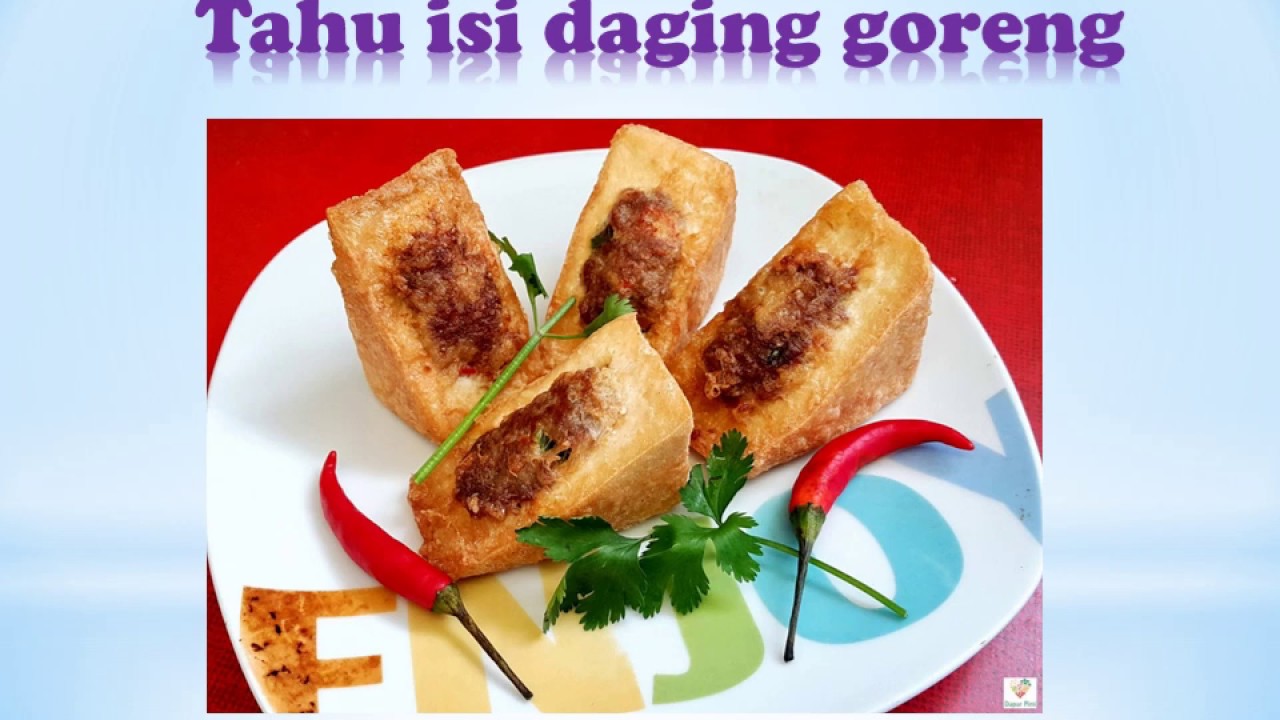 Tahu Isi Daging Goreng
