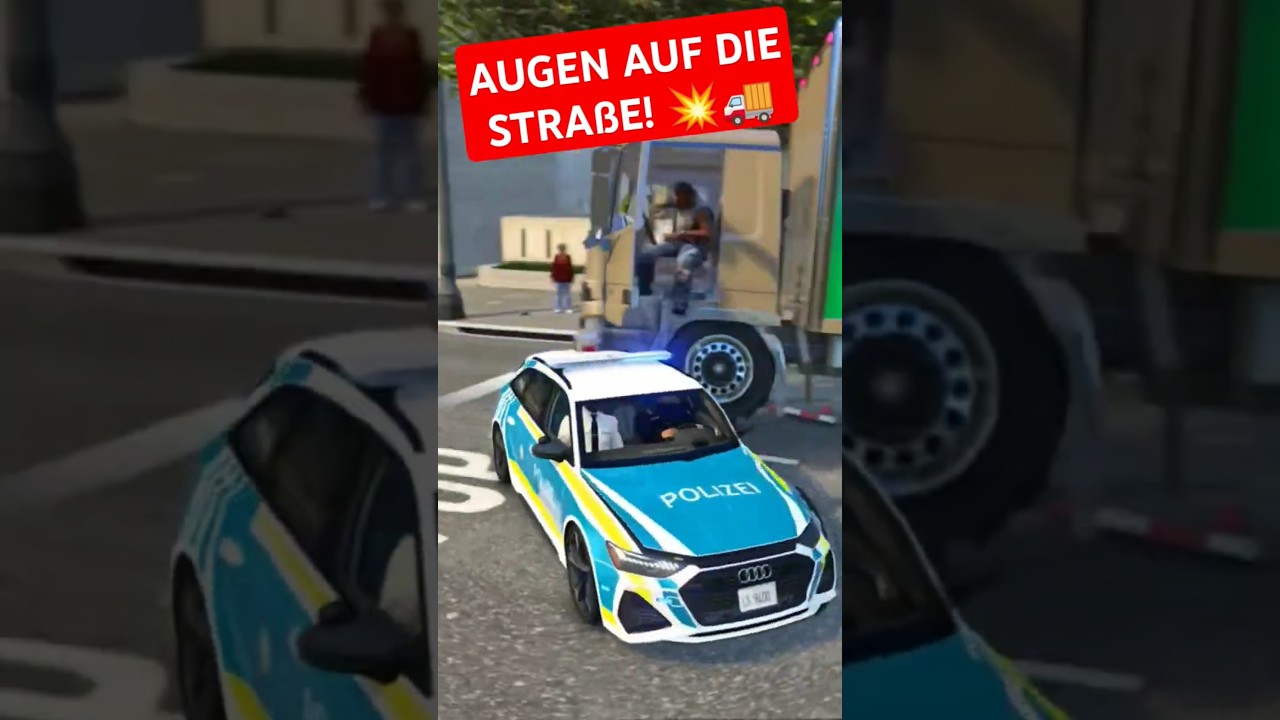 GTA 5 RP LSPDFR Polizei Mod Deutsch - Unfall auf Einsatzfahrt 💥 #gta #lspdfr #gta5 #roleplay