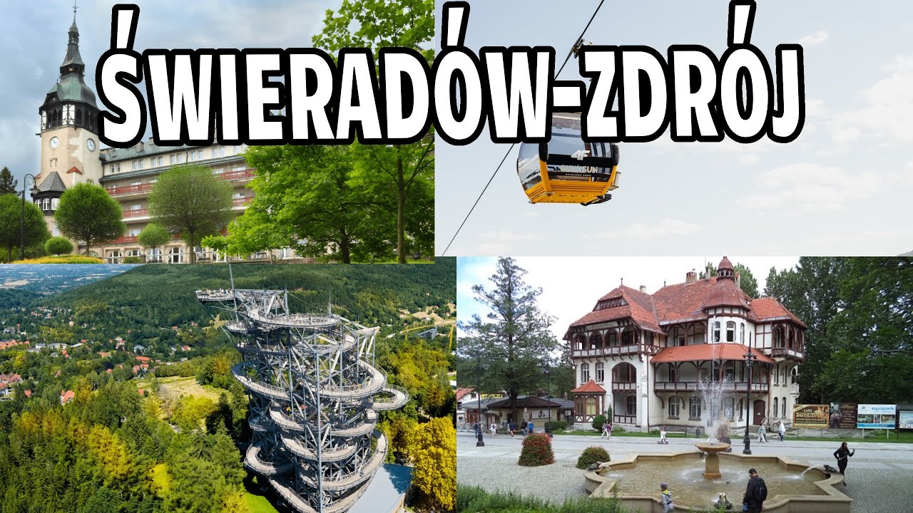 ŚWIERADÓW ZDRÓJ SKI MIASTECZKO I OKOLICE GÓRY IZERSKIE