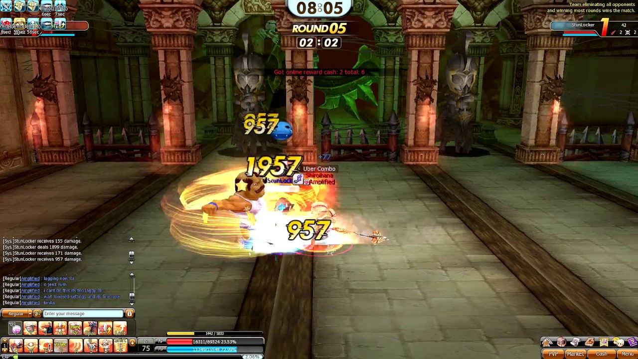 Dragon Saga/Dragonica PvP - Overlord (Amplified) vs. Overlord (StunLocker)