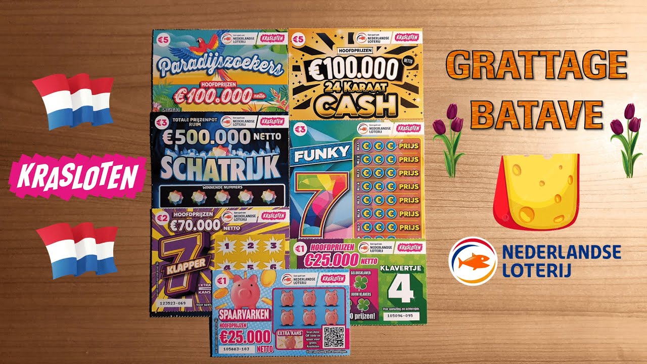 🇳🇱 Grattage Batave • Nederlandse Loterij 🇳🇱