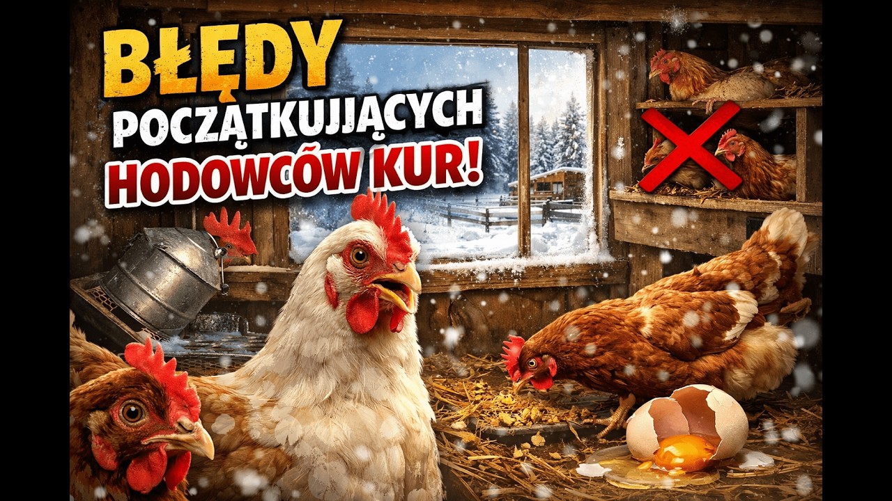 Odcinek 1825 NAJCZĘSTSZE I KOLEJNE BŁĘDY POCZĄTKUJĄCYCH HODOWCÓW KUR!