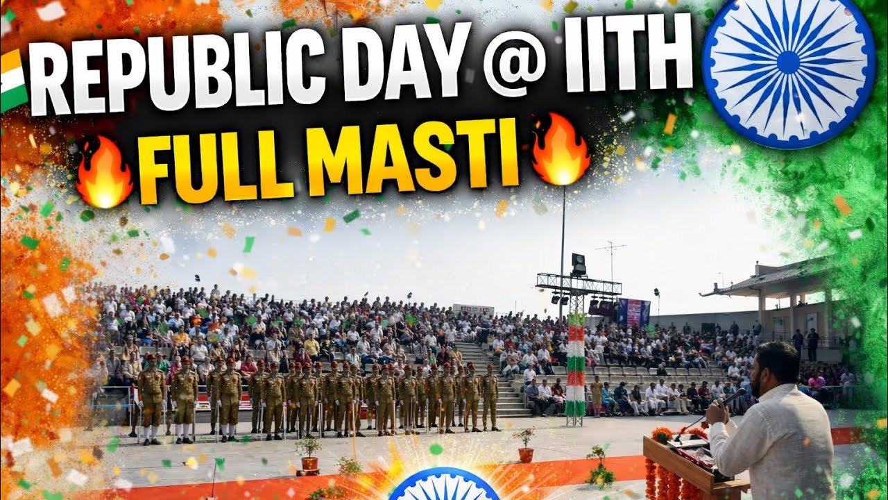 From Parade to Party 🎊 | 77th Republic Day @ IITH | Full Josh 💥