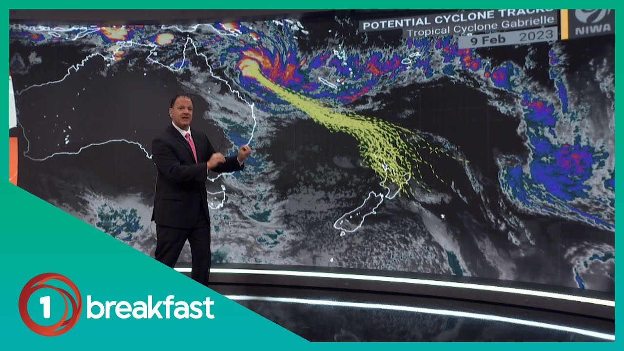 NZ 'at the mercy' of Cyclone Gabrielle's track - NIWA | TVNZ Breakfast