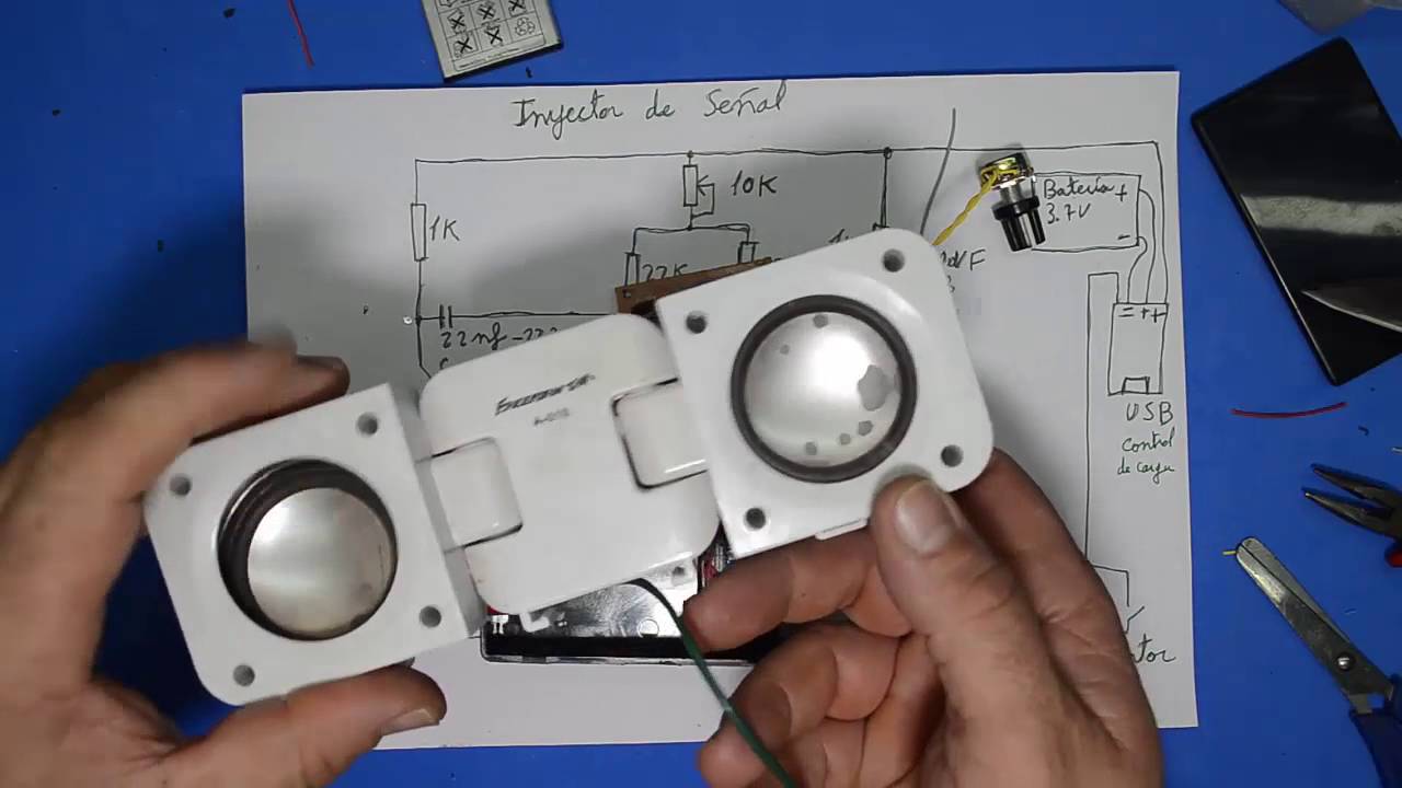 INYECTOR DE AUDIO PARA PROYECTOS DE ELECTRONICA