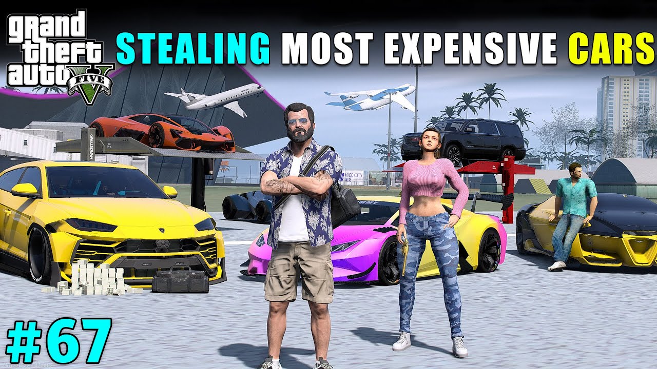 STEALING MOST EXPENSIVE CARS FROM VICE CITY | GTA 5 GAMEPLAY #67