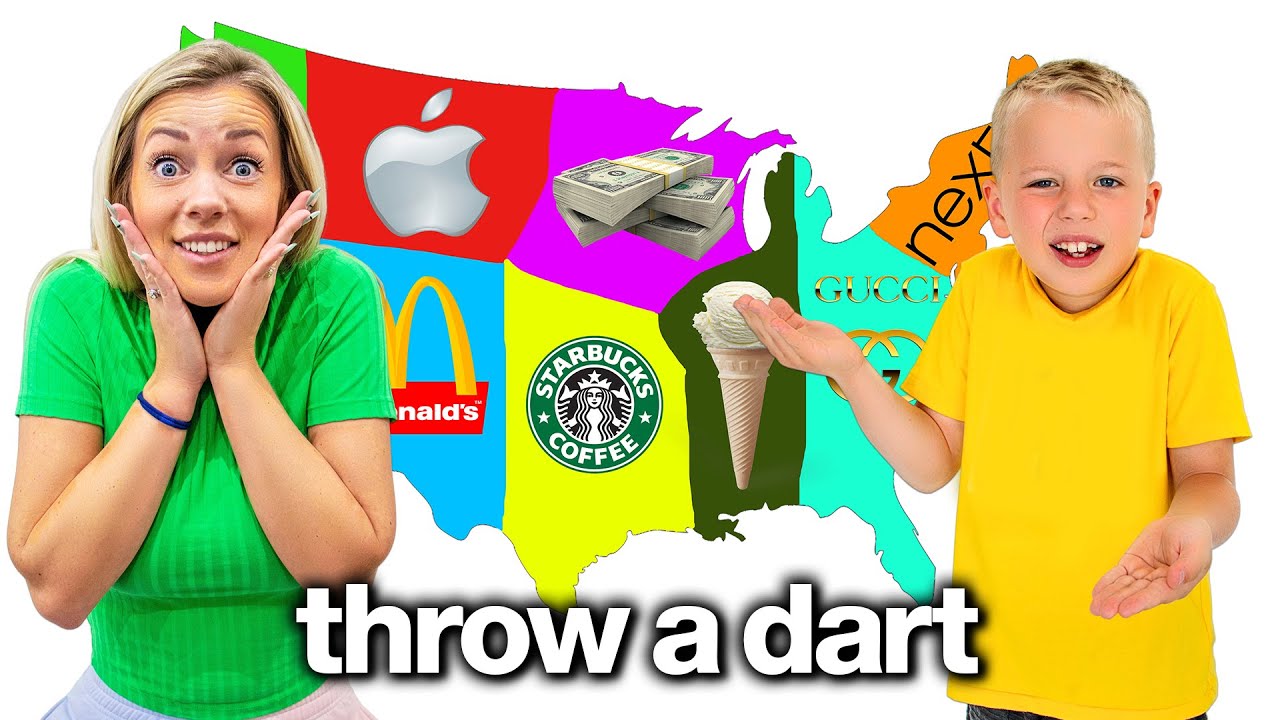 Throwing a Dart at a Map & Buying Whatever it Lands On Challenge