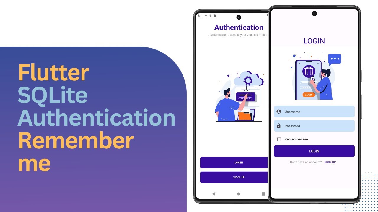 Flutter SQLite LOGIN & SIGN UP | Remember me [2023] | Save Login Session | Ep - 2