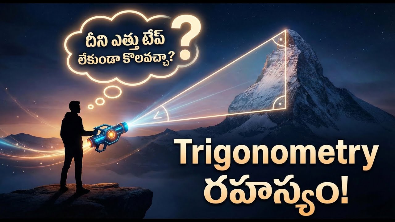 Trigonometry Explained in Very Simple Way | Even Weak Students Can Understand in Telugu