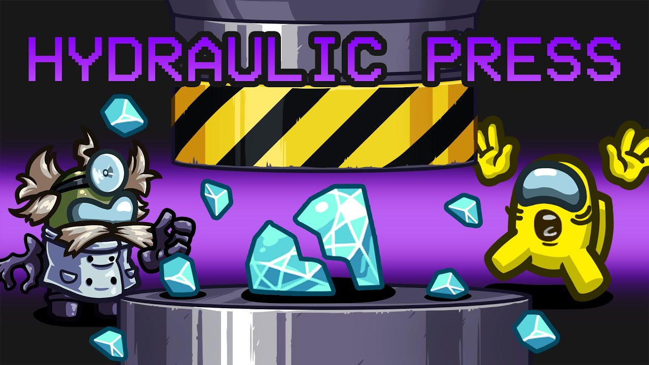 Using a Hydraulic Press in Modded Among Us!