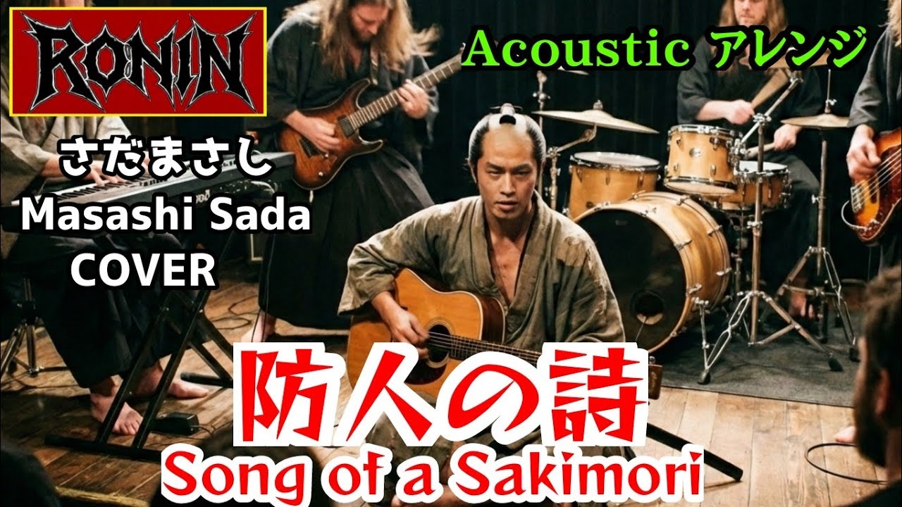 さだまさし 防人の詩  (Sakimori no uta - Masashi Sada) Acoustic Covered by RONIN 映画 二百三高地  203 Hill