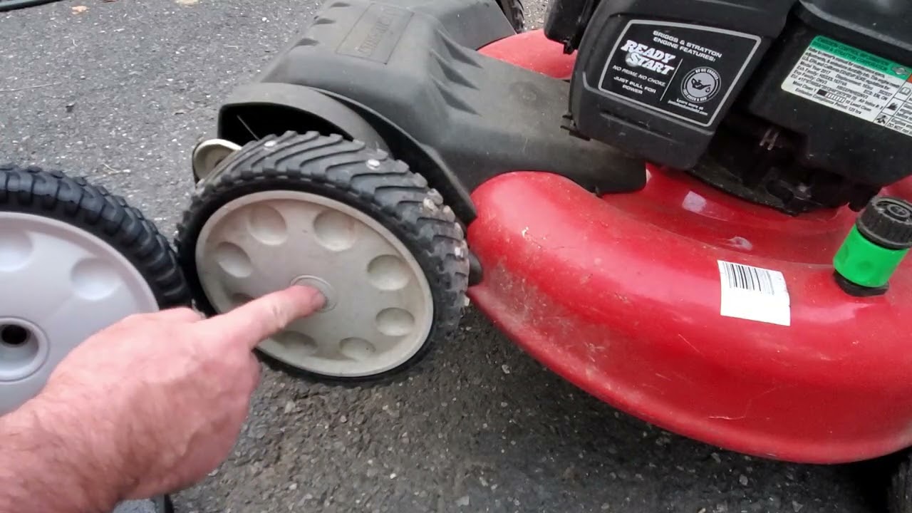 How to Replace Troybilt Mower Wheels in 5 Minutes? Part #734-04018 from RANWIN