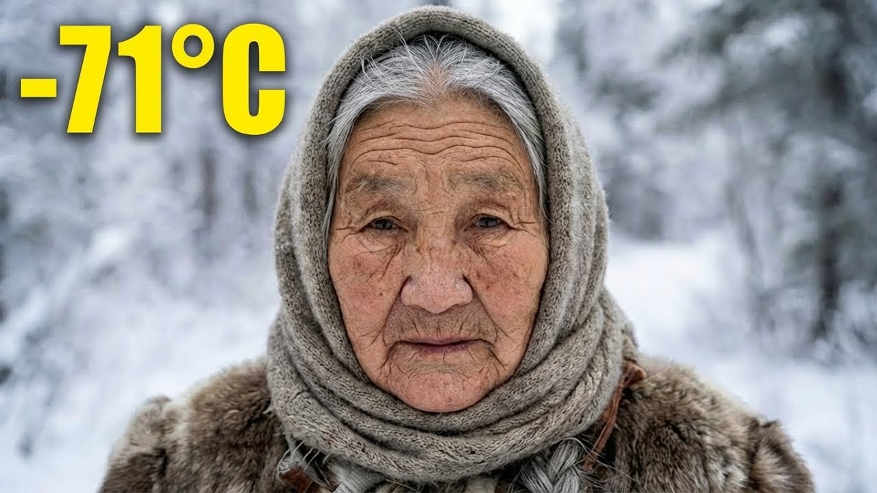 Blizzard at –71°C  91 Year Old Widow and Grandchild Life In The Deep Frozen Forest | Yakutsk