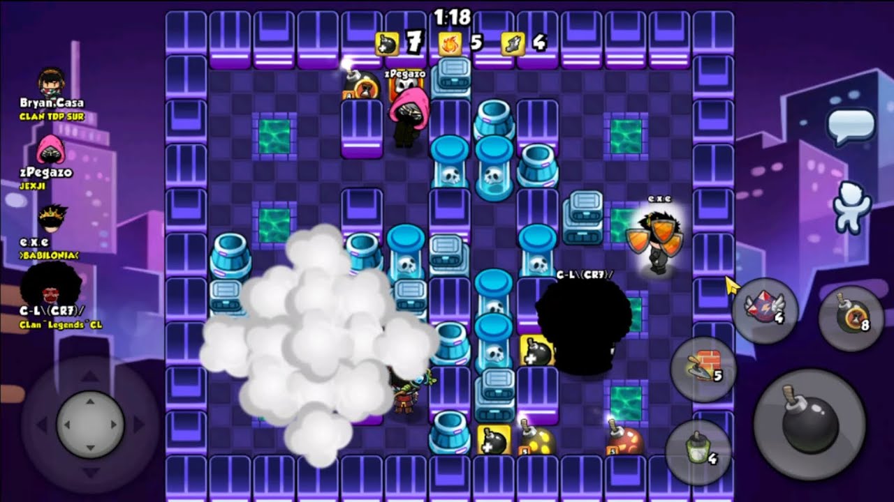 Mejorando el Frasco de humo al nivel 9 [ Bomber Friends ]