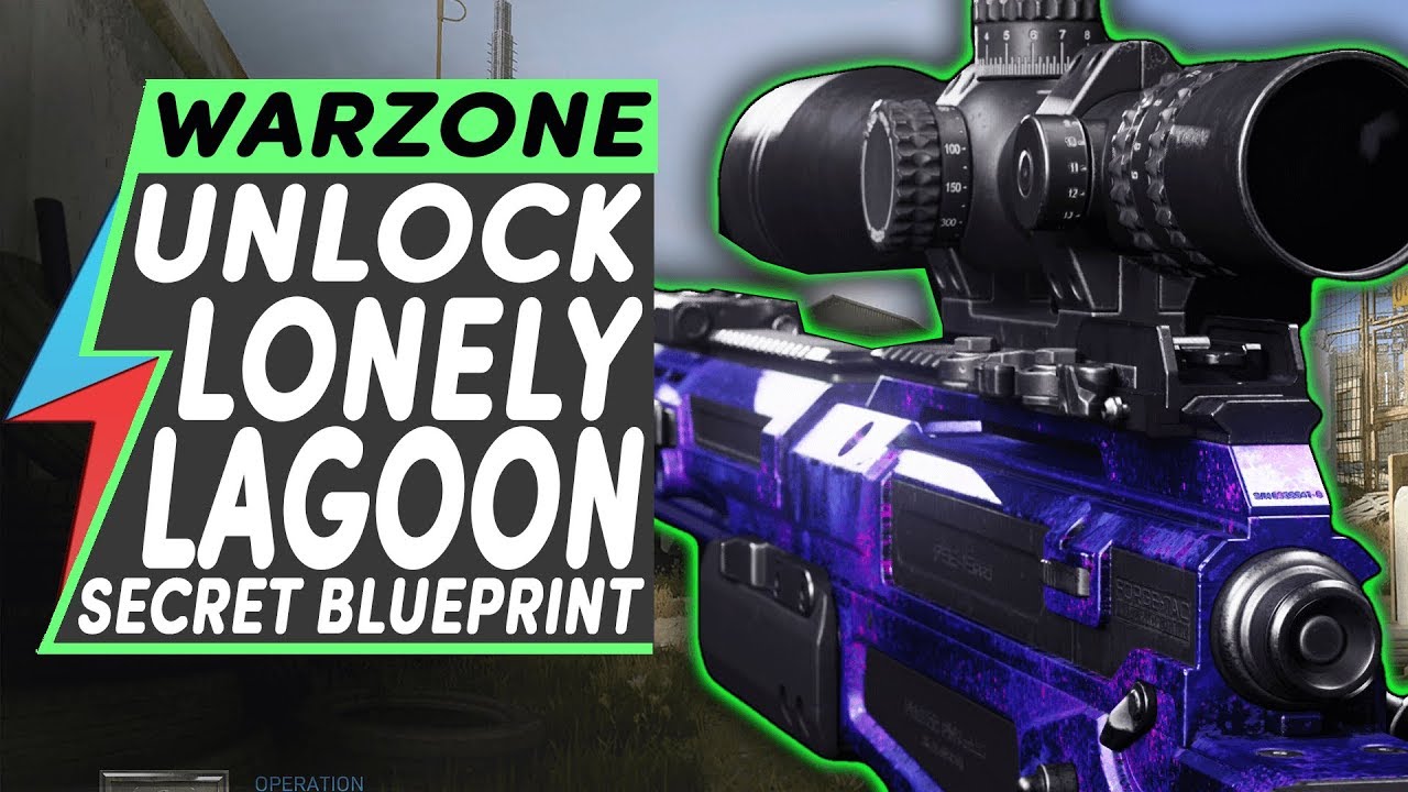 Warzone HOW TO UNLOCK LONELY LAGOON BLUEPRINT SECRET AX50 BLUEPRINT Season 4