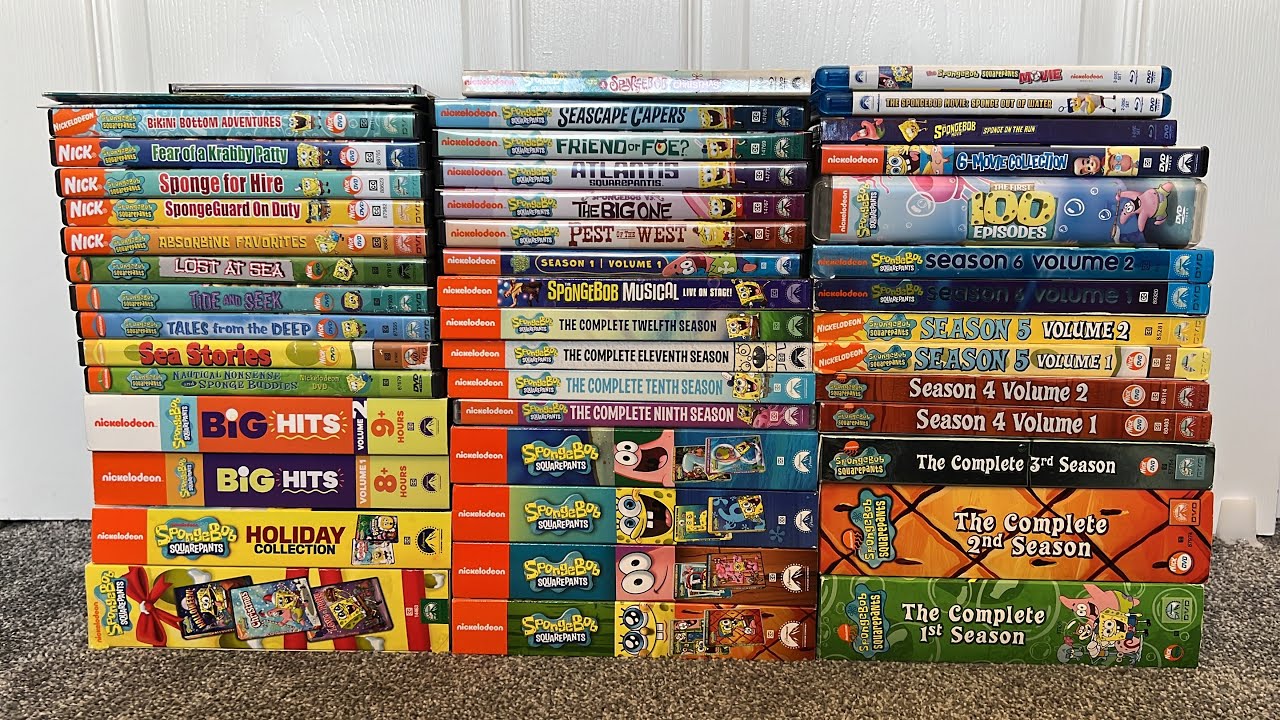 My Complete SpongeBob DVD and Blu-ray Collection (2023)