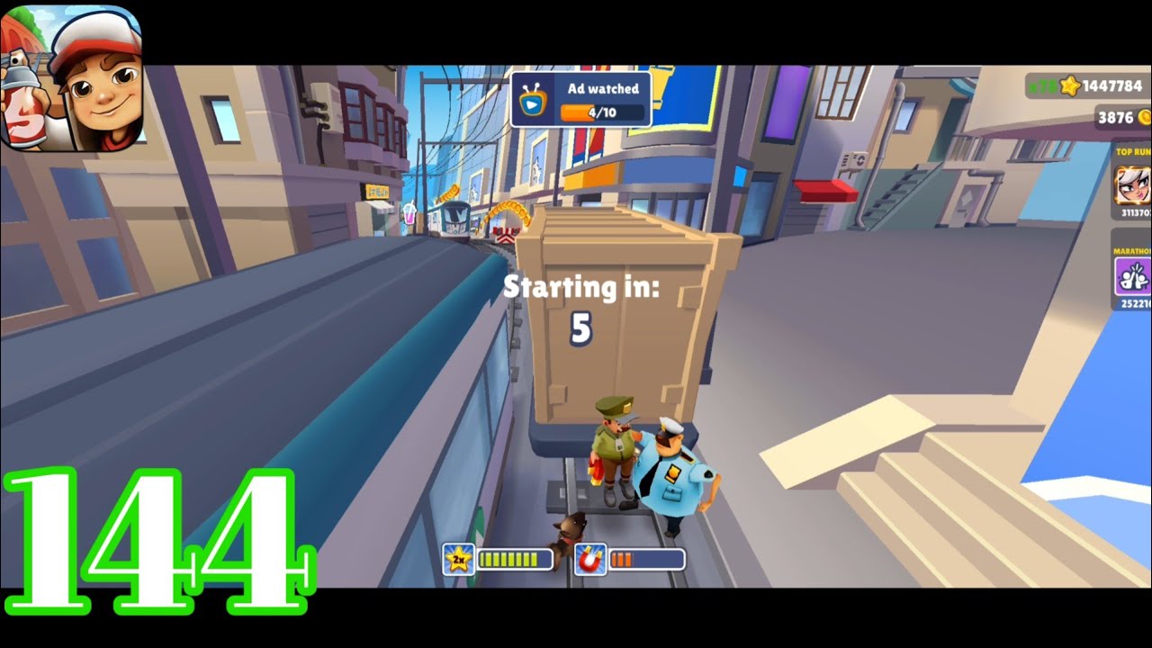 Subway Surfers Classic Marathon Gameplay Android Episode #144