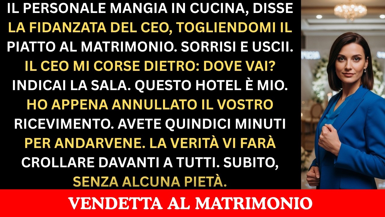 Ho Annullato il Matrimonio del Mio Ex CEO Dopo l’Insulto della Sua Fidanzata | Vendetta in Hotel