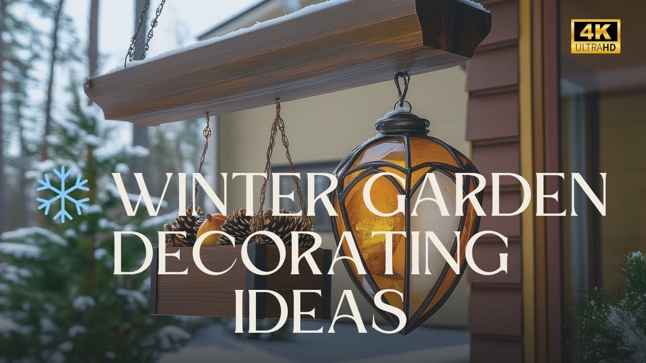 ❄️ Winter Garden Decor Ideas with Rustic Upcycled Charm for Cozy, Eco-Friendly Focal Outdoor Decor