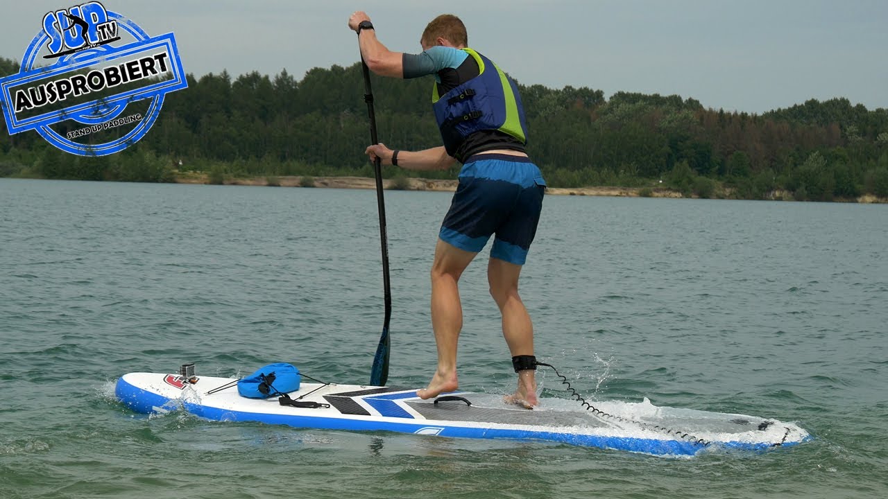 F2 SUP-Board vom Discounter (Lidl) AUSPROBIERT - Unsere ersten Eindrücke vom 250€ Lidl SUP-Board