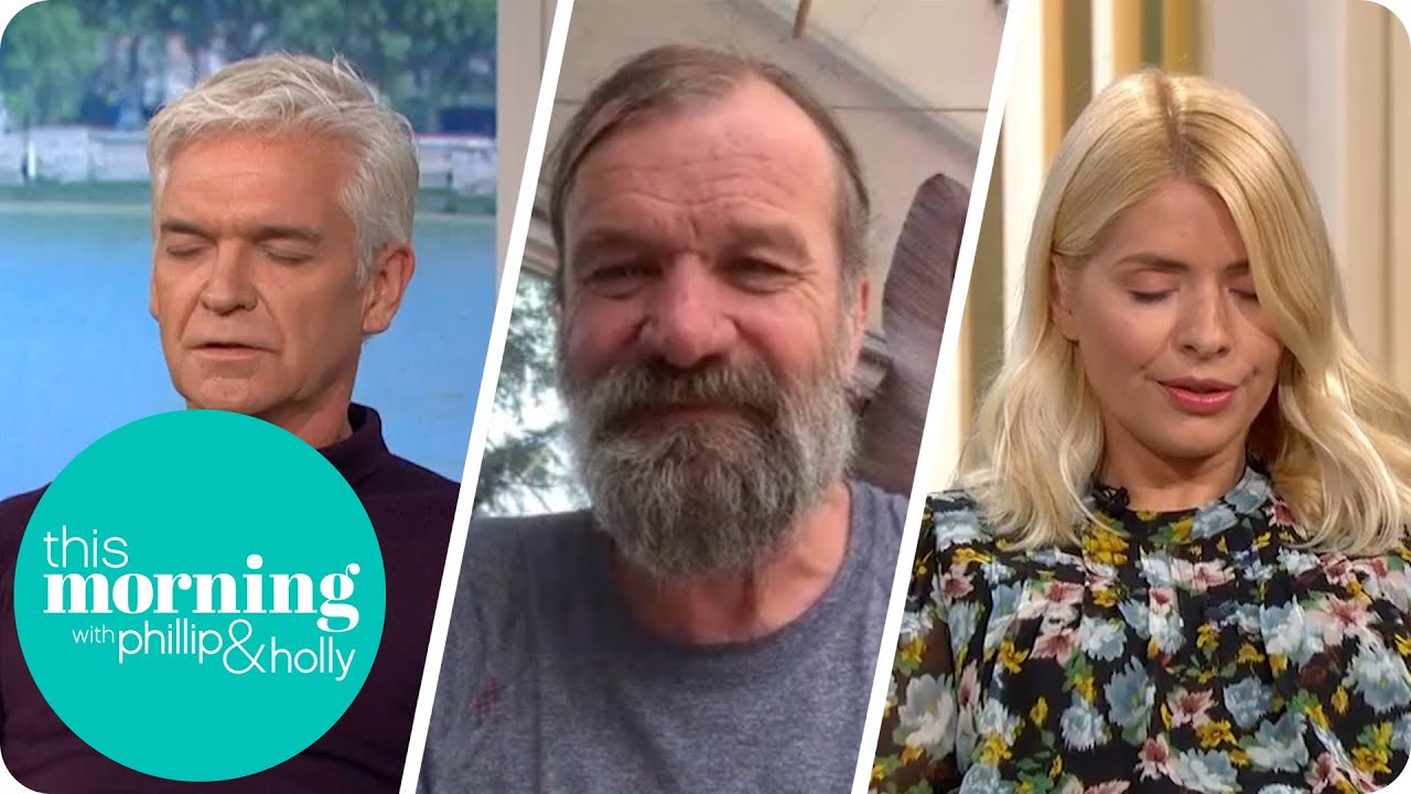 Wellness Guru Wim Hof Leads Phillip & Holly in Breathing Masterclass | This Morning
